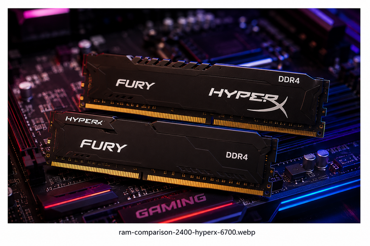 رم 8 گیگابایت HyperX Fury DDR4 2400MHz